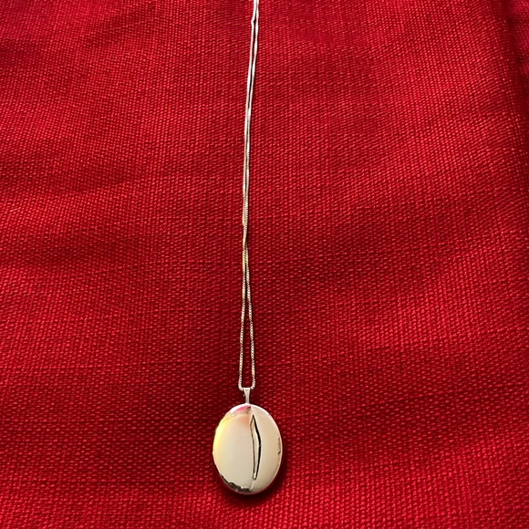 Blue Resin Cameo Lady Necklace (Locket) - Picture 7 of 8